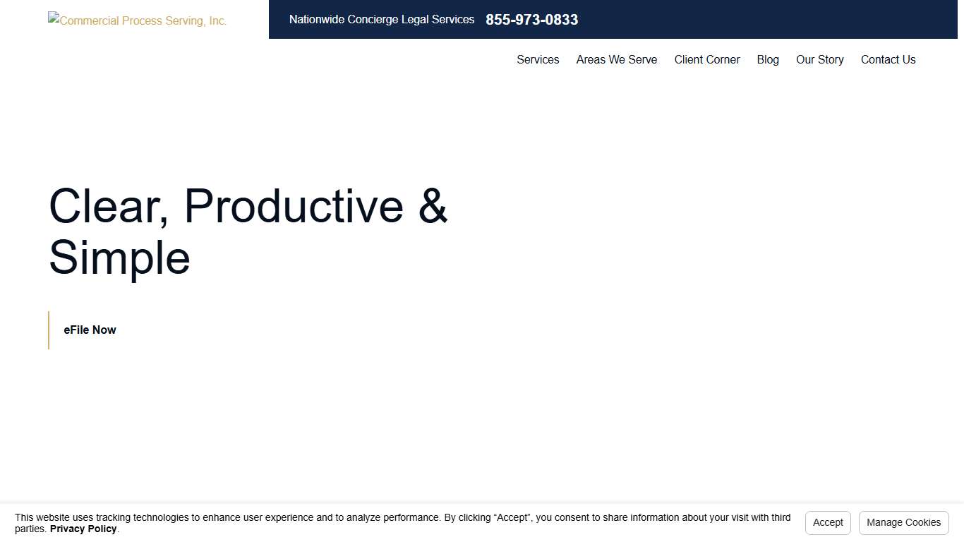 Ventura E-Filing Service | Commercial Process Serving, Inc.